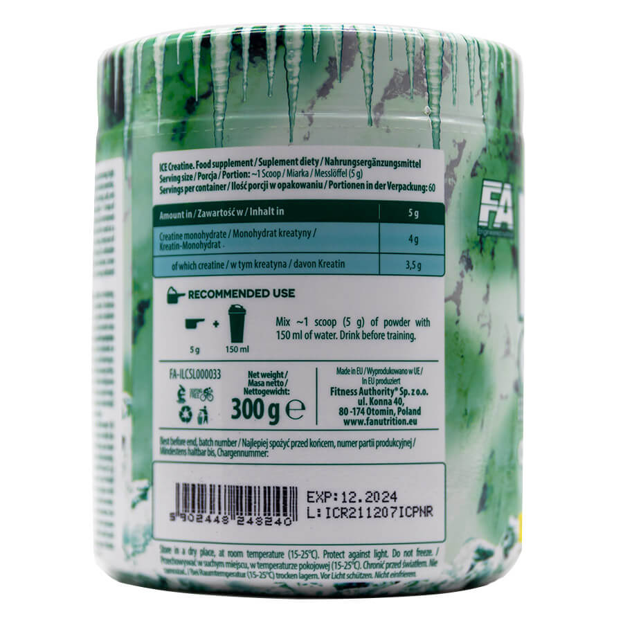 FA Ice Creatine 60 Servings (FLAVOURED) - Image 2