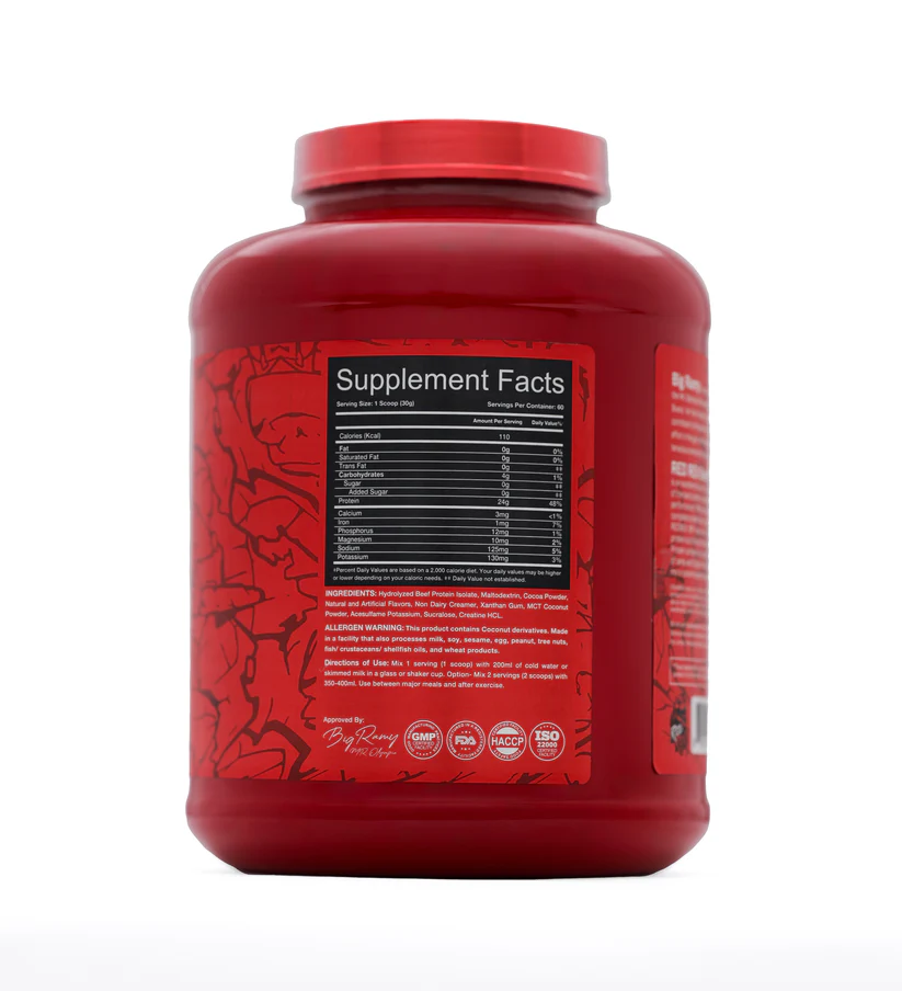 RED REX 100% BEEF PROTEIN ISOLATE 2KGS - Image 2