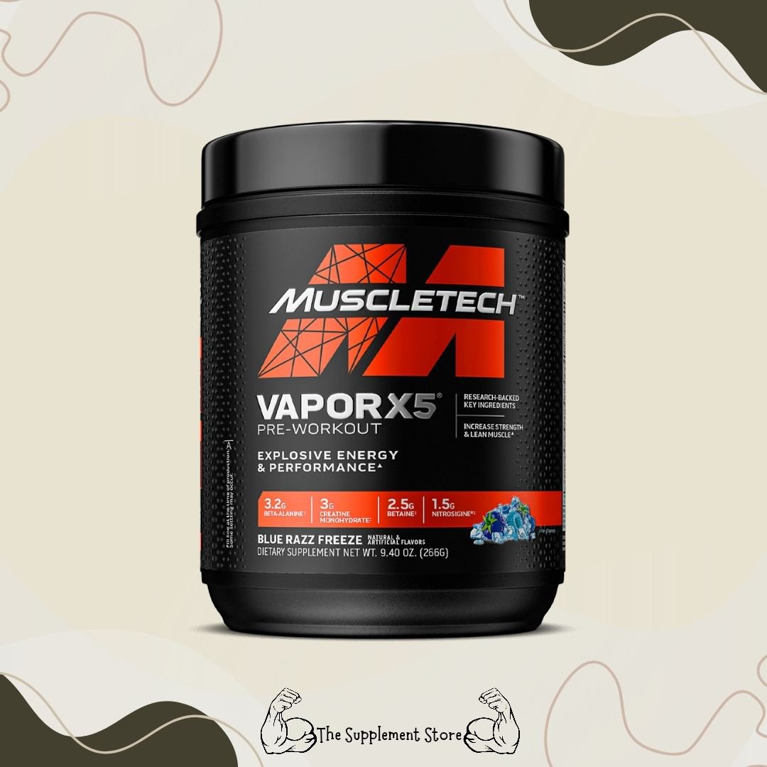 MuscleTech Pre-Workout Powder, Vapor X5 - 30 Servings