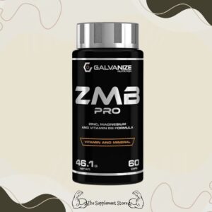 Galvanize ZMB PRO - ZINC, MAGNESIUM AND VITAMIN B6 FORMULA (60 Caps)