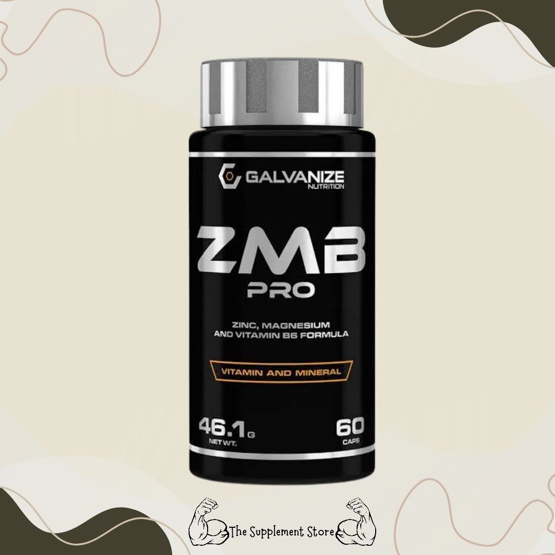 Galvanize ZMB PRO - ZINC, MAGNESIUM AND VITAMIN B6 FORMULA (60 Caps)