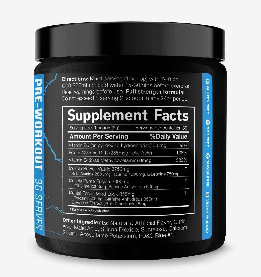 JNX The Shadow Pre-Workout 30 SERVINGS - Image 2
