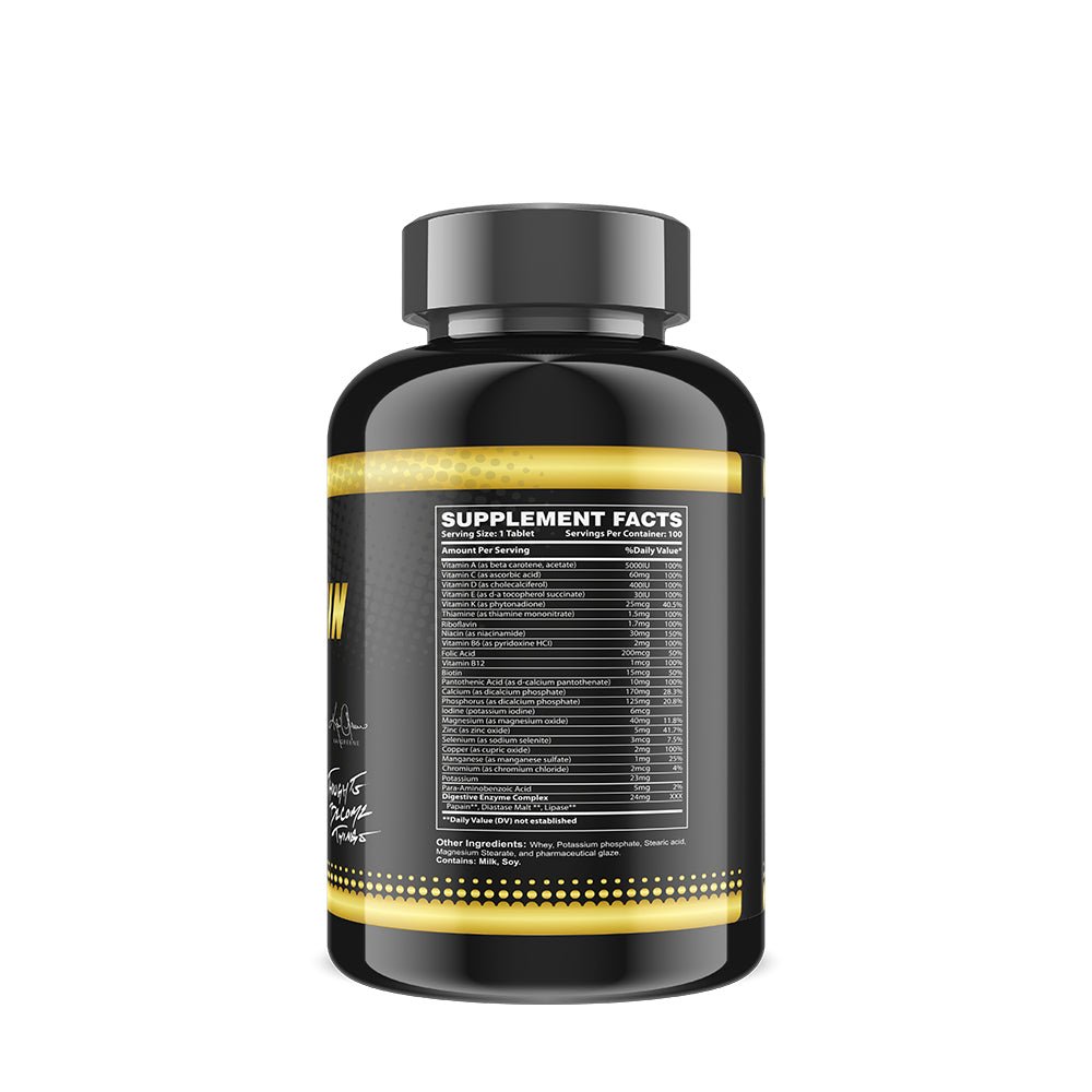 Dynamik Multivitamin Daily Health Support Gold Series 100 Tablets - Image 2