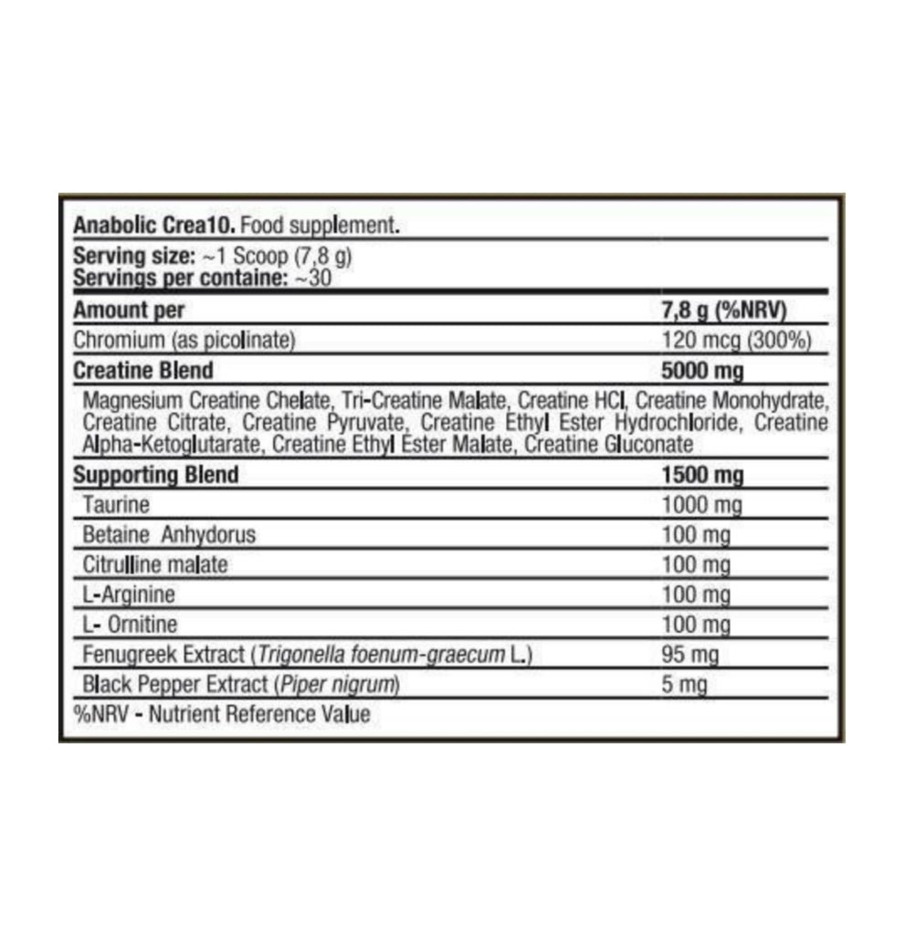 Kevin Levrone ANABOLIC CREA10 (30 Servings) - Image 2