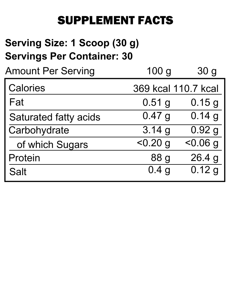 Quamtrax ISO PRO 2Lbs (30 Servings) - Image 2