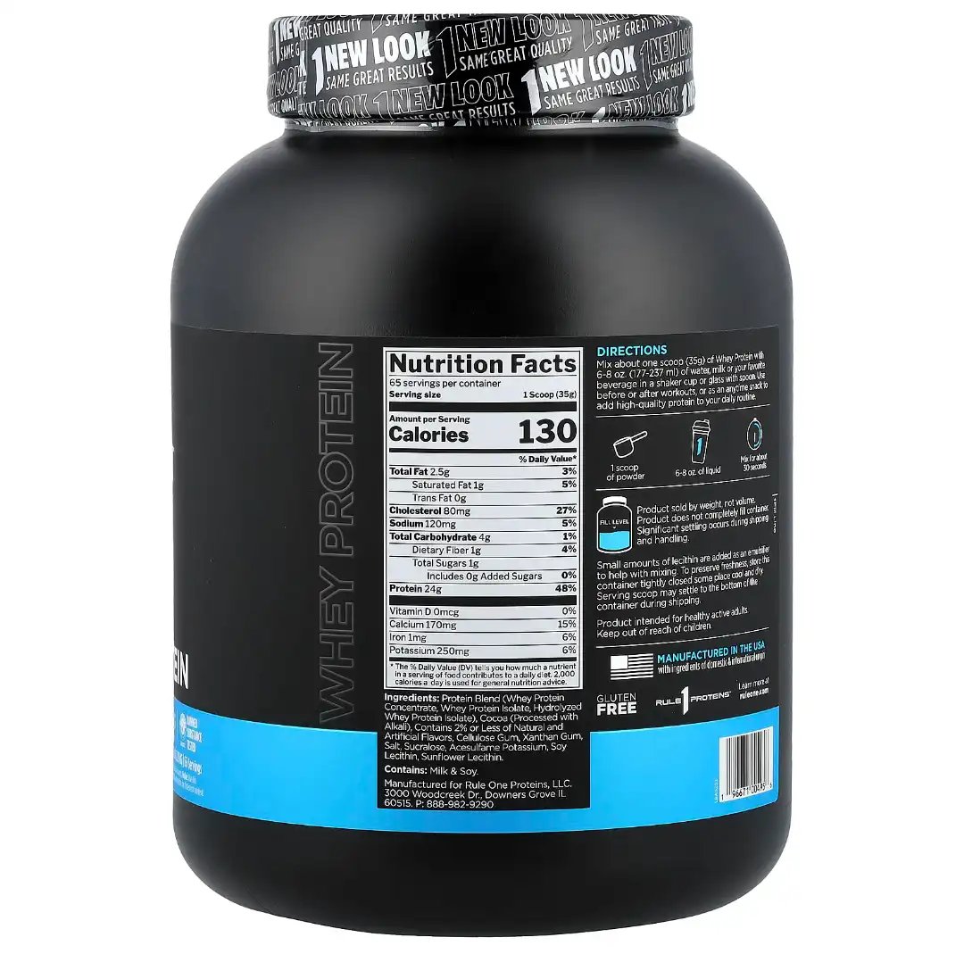 Rule1 Whey Protein 5.02 lb (66 Servings) - Image 2